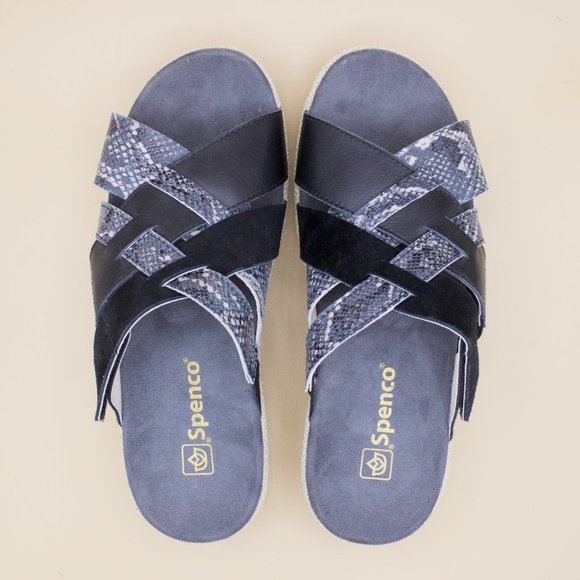 Spenco Women's Memphis Orthotic Slide Sandals Size 9 - Picture 5 of 8